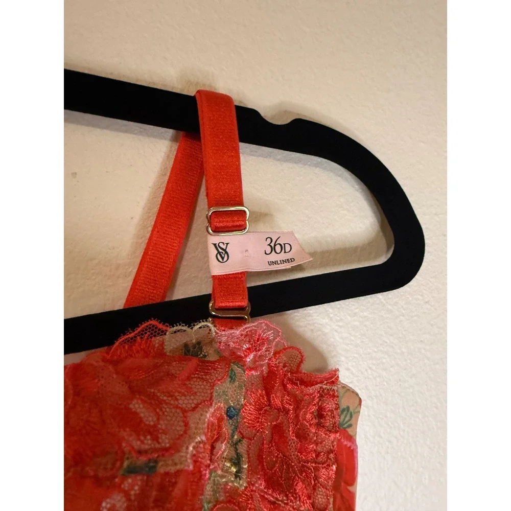 Victoria's‎ Secret Dream Angels Unlined Underwire Floral Corset Size 36D NWT